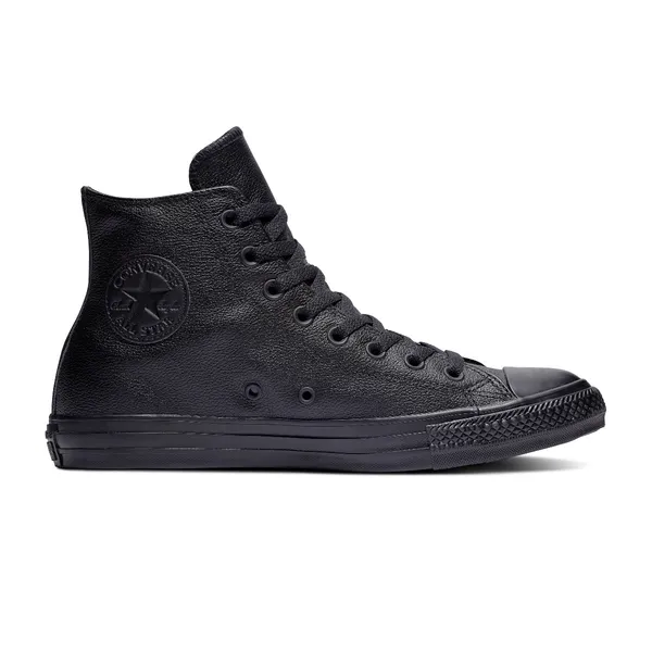 Converse All Stars Leather Hoog 135251C Zwart Zwart