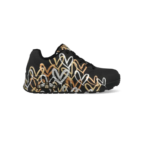Skechers Uno 155523/BKGD Zwart maat Zwart