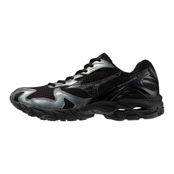 Mizuno Wave Rider 10 Sportstyle Zwart Sand/Metallic Gray, foto 2 van 2