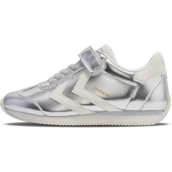 hummel Stadion Metallic JR Silver
