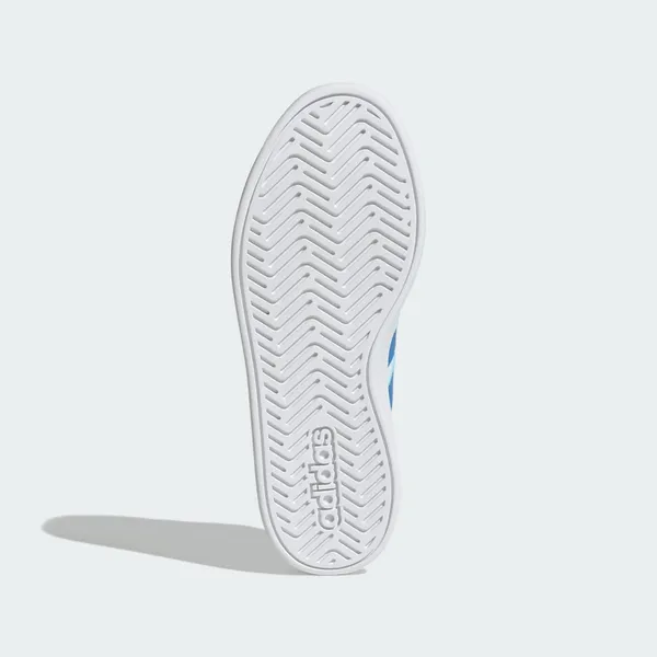 adidas Grand Court 3.0 White/Lucid Ray Blue/Aurora Onix (Wit) Kids, foto 3 van 4