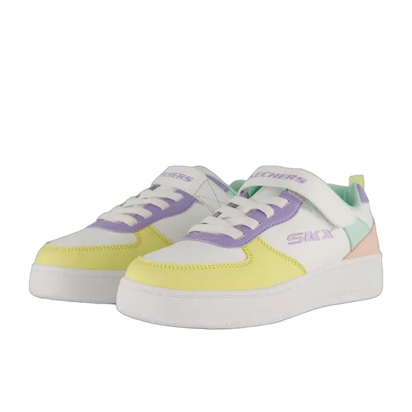 Skechers Sport Court 92 Wit Kids, vergelijk prijzen bij 2 winkels