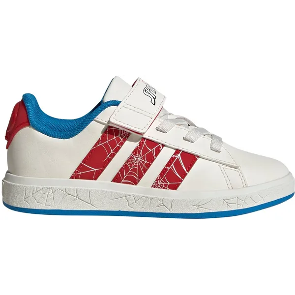 adidas Grand Court Spider-Man EL K Wit Kids, vergelijk prijzen bij 2 winkels