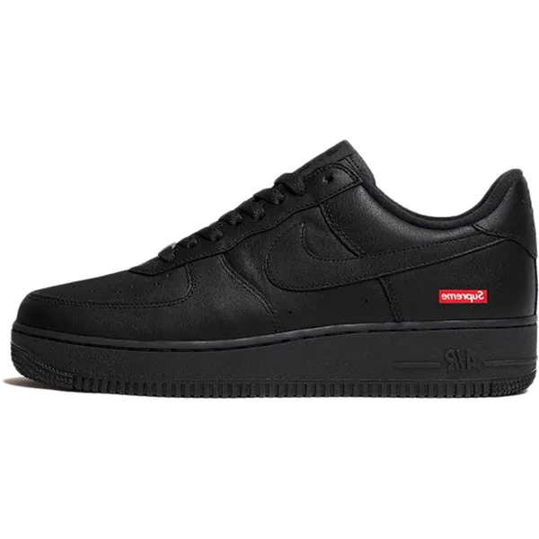 Nike Air Force 1 Low - Unisex - Supreme Black - Maat EU 45.5 Supreme White