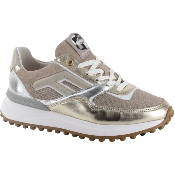 Floris van Bommel SFW-10170-91-01 dames sneakers maat 38,5 metallic Metallic