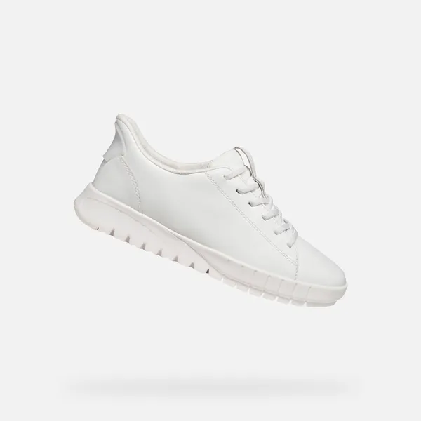 GEOX FLEXTRIDE PLUS DAMES Sneakers Wit — vergelijk prijzen bij 1 winkel