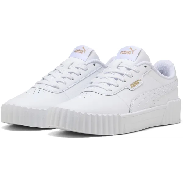 Puma Carina 3.0 Jr White-Gold Kids, vergelijk prijzen bij 1 winkel