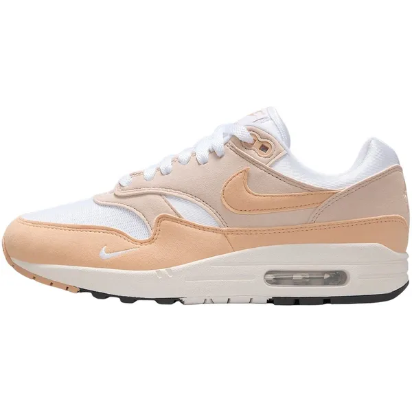 Nike Air Max 1 oranje - beige - wit