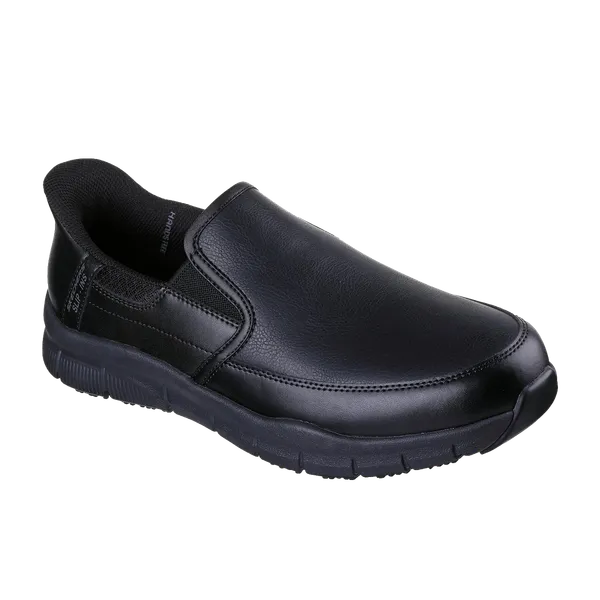 Skechers Nampa Broxtin Slip-Ins Werkschoen Blk Zwart, vergelijk prijzen bij 2 winkels