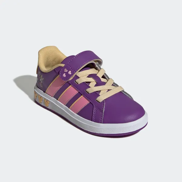 adidas Grand Court Disney Minnie Mouse Paars Kids, foto 4 van 4