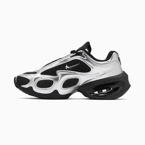 Nike Air Max Muse - Unisex - Black Metallic Silver - Maat EU 44 Wit