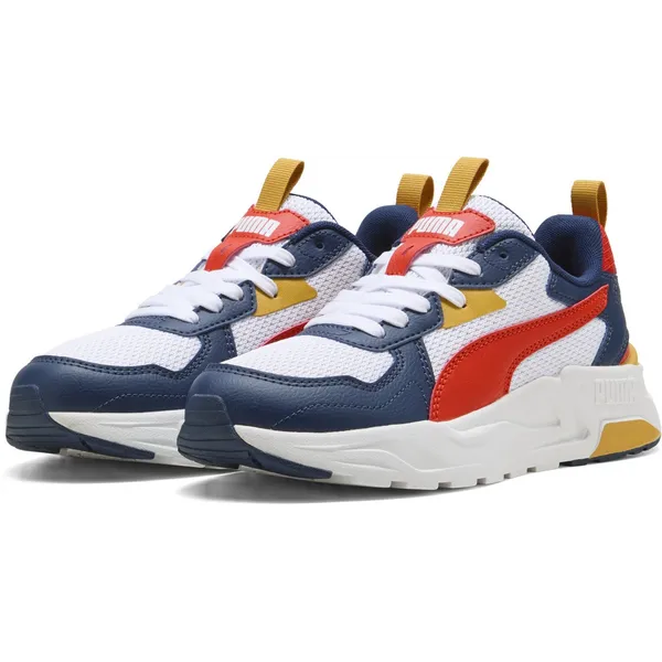 Puma Trinity Lite Jr PUMA White-Fierce Red-Persian Blue
