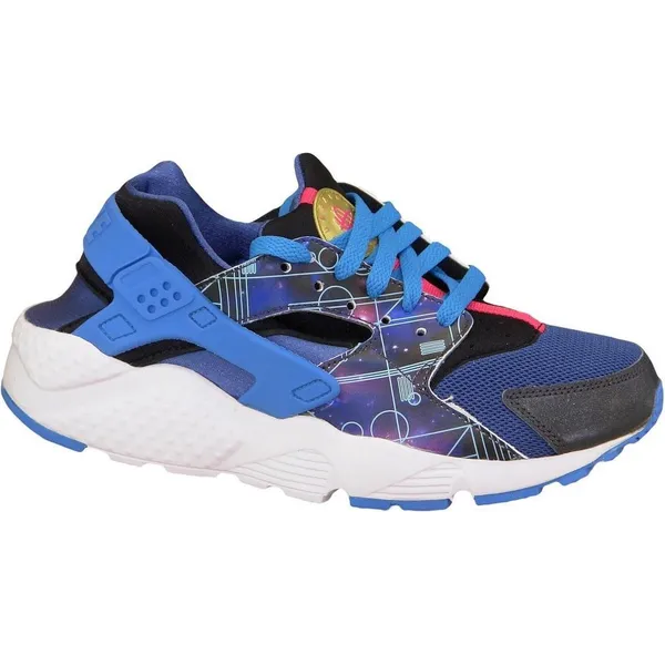 Nike Huarache Run Print GS Blauw, vergelijk prijzen bij 1 winkel