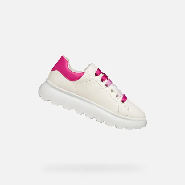 Geox Puffypop Wit/donker Fuchsia Kids, vergelijk prijzen bij 1 winkel