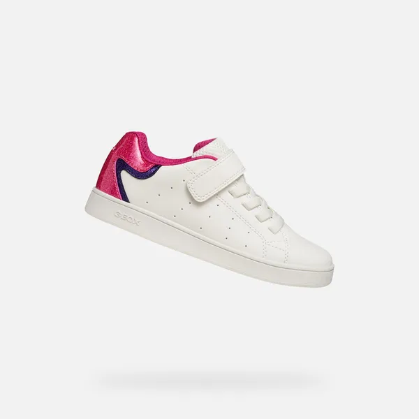 Geox Eclyper Tieners Wit/fuchsia, vergelijk prijzen bij 1 winkel