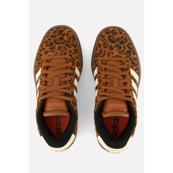 adidas VL Court Bold Leopard Bruin, foto 4 van 5