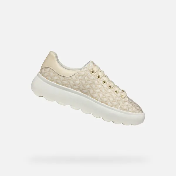GEOX SPHERICA EC4.1 DAMES Sneakers - MELKWIT Melkwit — vergelijk prijzen bij 1 winkel