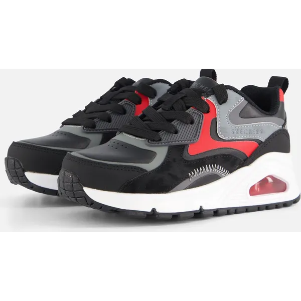 Skechers Uno Gen1 Color Surge Zwart/Rood, foto 2 van 2