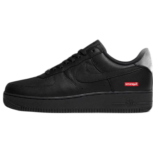Nike Air Force 1 Low - Unisex - Supreme Black - Maat EU 40.5 Supreme White — vergelijk prijzen bij 1 winkel