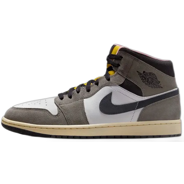 Nike Air Jordan 1 Mid SE Zwart/Bruijn/Wit/Geel — vergelijk prijzen bij 1 winkel