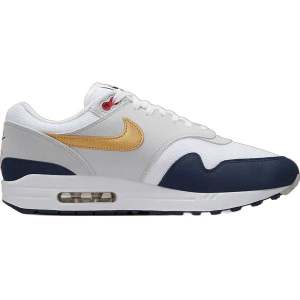 Nike Air Max 1 Obsidian Metallic Gold White