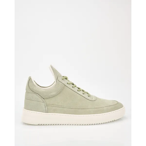 Filling Pieces Low Top Suede Sneakers Groen Groen