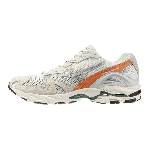 Mizuno Wave Rider 10 Sportstyle Snow Wit/Dawn Blauw/Sun Baked, vergelijk prijzen bij 1 winkel