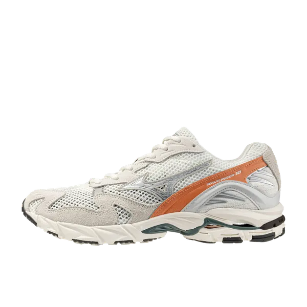 Mizuno Wave Rider 10 Sportstyle Snow Wit/Dawn Blauw/Sun Baked, vergelijk prijzen bij 1 winkel