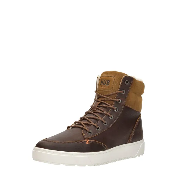 HUB Dublin 2.0 L30 L04-149 Cognac/Bruin/Wit, foto 2 van 4