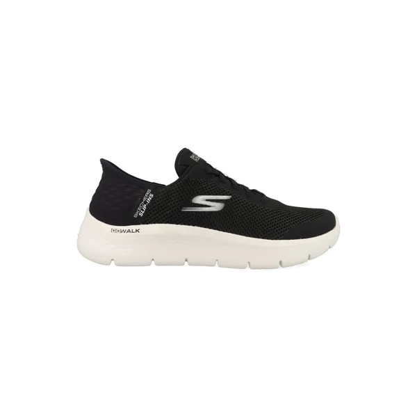 skechers Slip-ins: GO WALK Flex - Grand Entry 124836/BKW Zwart / Wit Zwart