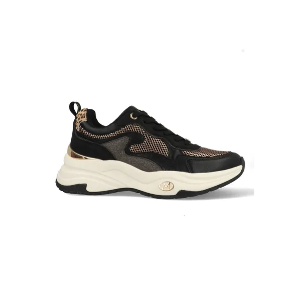 Mexx Sneakers Palma Ora MI001002653W-1111 Zwart / Goud Zwart