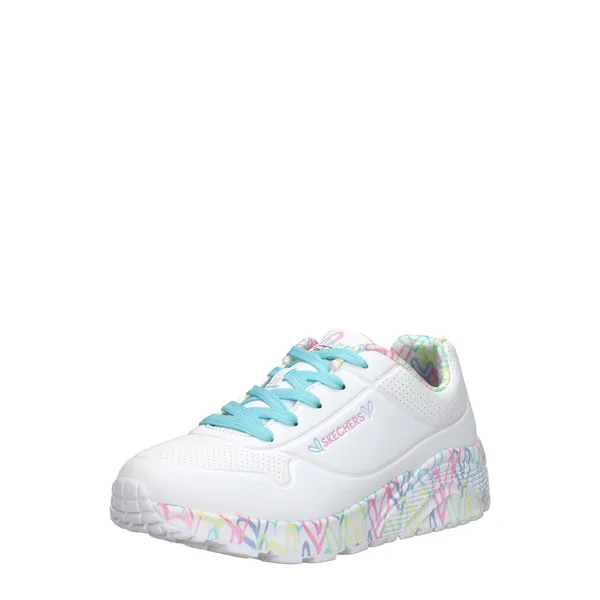 Skechers Uno Lite Lovely Wptq Wit Turqoise Kids, foto 2 van 4