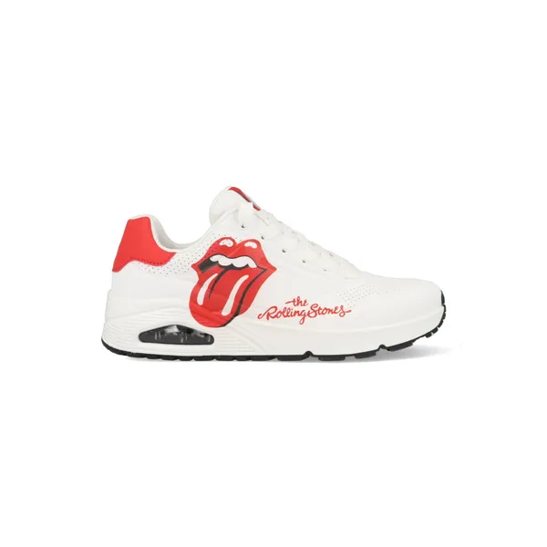 Skechers Uno Rolling Stones Single! 183102/WRD Wit, vergelijk prijzen bij 1 winkel