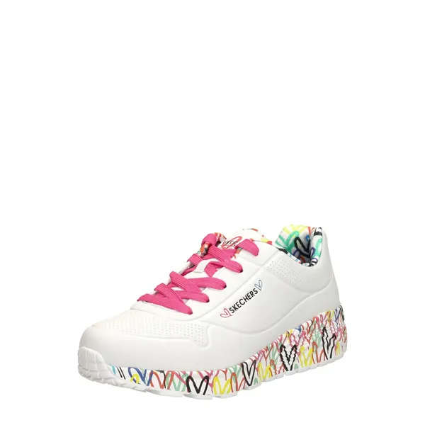 Skechers Uno Lite Lovey Luv 314976L/WMLT Wit, foto 2 van 4