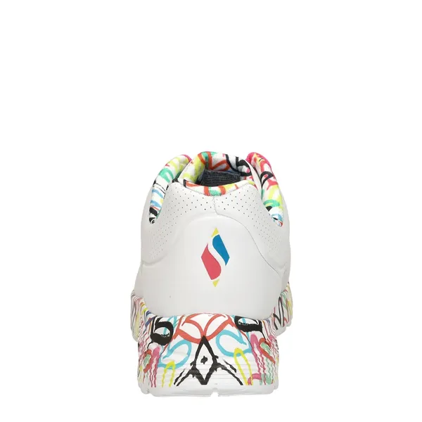 Skechers Uno Lite Lovey Luv 314976L/WMLT Wit, foto 3 van 4