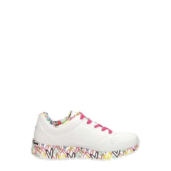 Skechers Uno Lite Lovey Luv 314976L/WMLT Wit, foto 4 van 4