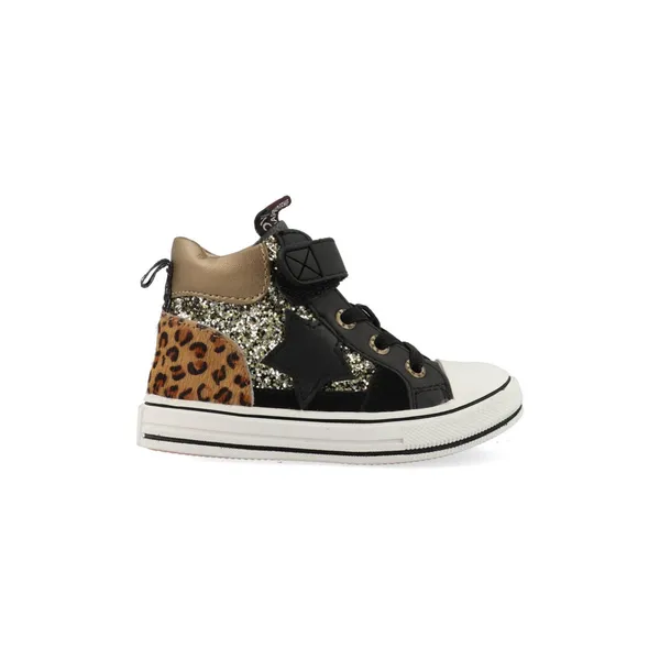 Shoesme Sneakers ON22W206-B Zwart / Goud Zwart