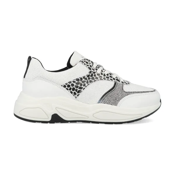 Bullboxer Sneakers AWJ000E5L_WHBK Wit Wit