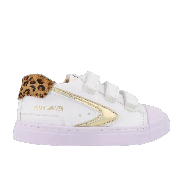 Shoesme Sneakers Wit/Goud, vergelijk prijzen bij 1 winkel