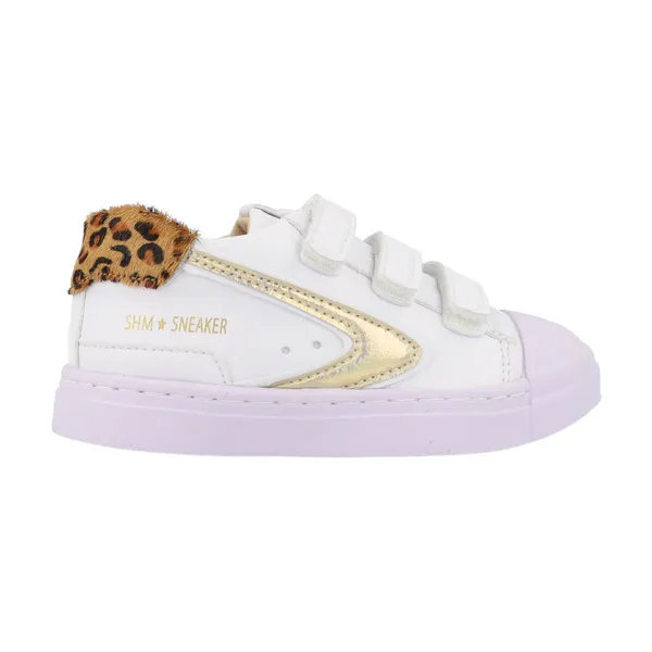 Shoesme Sneakers Wit/Goud, foto 2 van 2
