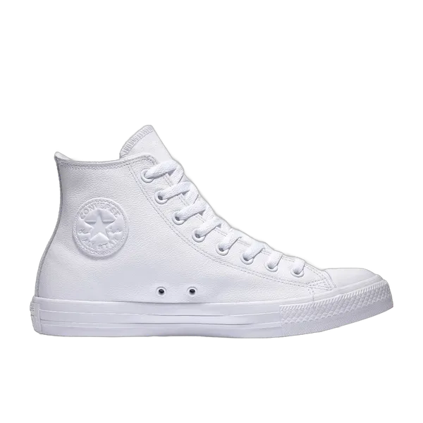 Converse All Stars Leather Hoog 1T406 Wit, vergelijk prijzen bij 1 winkel