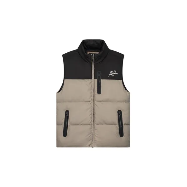 Malelions Sport Counter Bodywarmer MS1-AW23-05-164 Zwart/Beige, vergelijk prijzen bij 1 winkel