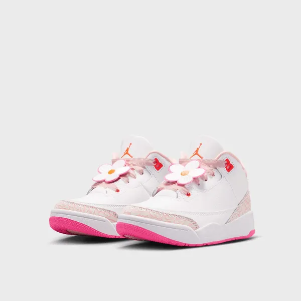 Air Jordan 3 Retro "Spring Flowers" (PS) Wit, foto 4 van 4