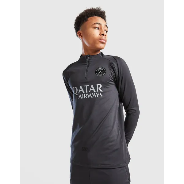Jordan Paris Saint Germain Strike Drill Top Junior - Zwart, Zwart Zwart