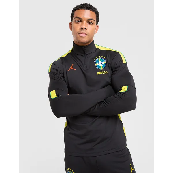 Jordan Brazil 2026 Strike Drill Top - Zwart- Heren, Zwart Zwart