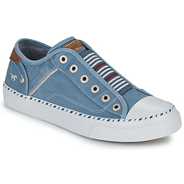 mustang Lage Sneakers  VIOLANTA Blauw