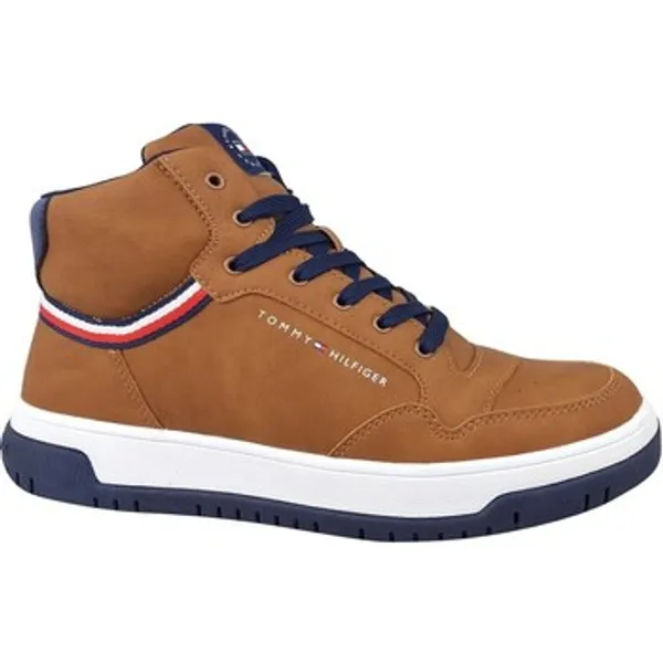 Tommy Hilfiger Hoge Sneakers  T3B9324821355A242 Bruin