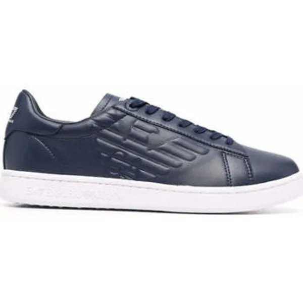 Emporio Armani EA7 Lage Sneakers Blauw
