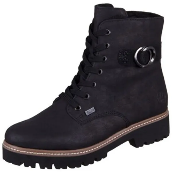 Rieker Hoge Sneakers  Schwarz Mogadischu Wildebuk Zwart