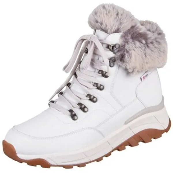 Rieker Hoge Sneakers  Evolution Offwhite Murmel Rock Rabbit Wit